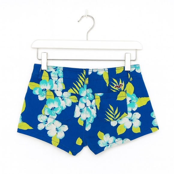 Hollister by Abercrombie & Fitch Juniors’ Tropical Blue Shorts | Size 23” Waist - Picture 3 of 3